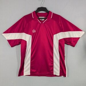 Vintage Admiral Jersey Mens XL Red White Soccer Shirt